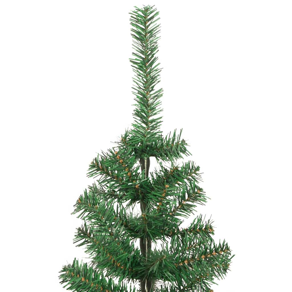Božićno drvce s 150 LED svjetlima s stalakom Zelena 120 cm PVC