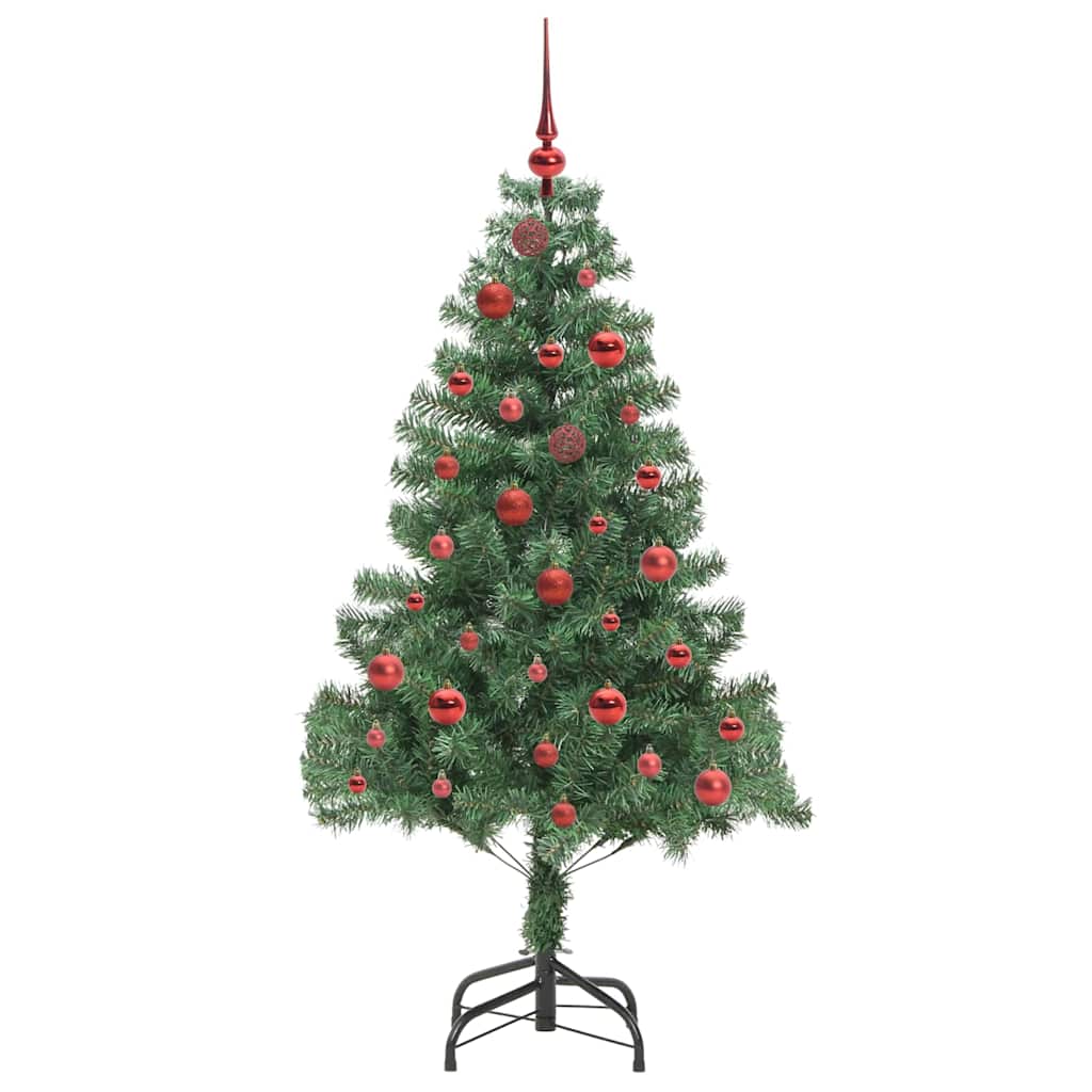 Božićno drvce s 150 LED svjetlima s stalakom Zelena 150 cm PVC