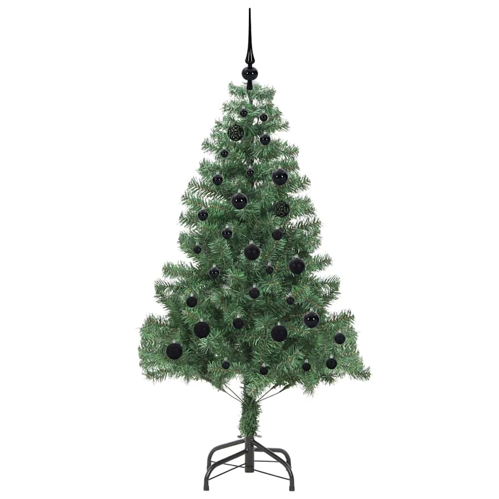 Božićno drvce s 150 LED svjetlima s stalakom Zelena 150 cm PVC