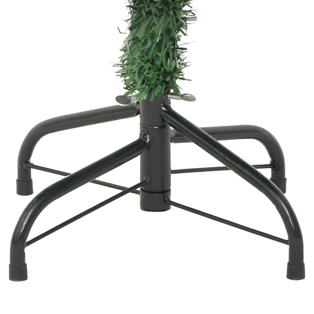 Božićno drvce s 300 LED svjetlima s stalakom Zelena 210 cm PVC