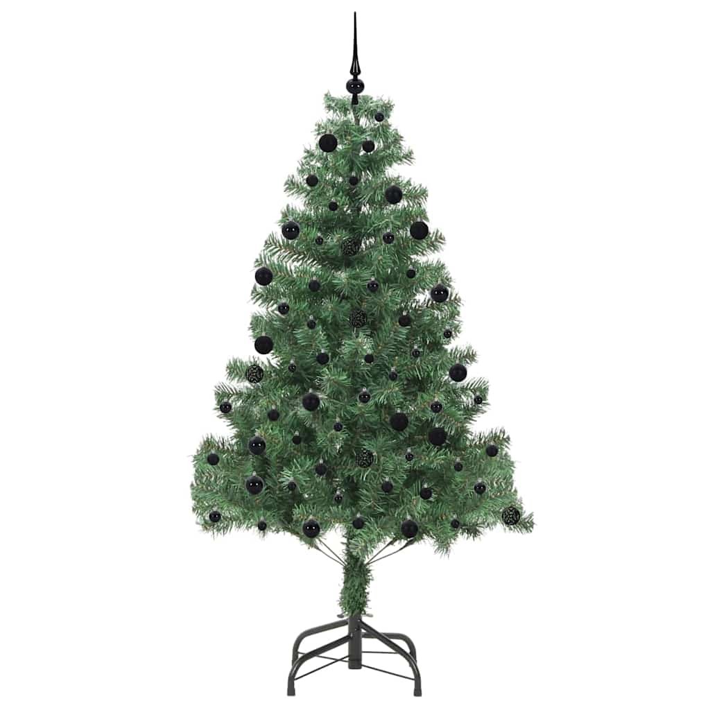 Božićno drvce s 300 LED svjetlima s stalakom Zelena 210 cm PVC