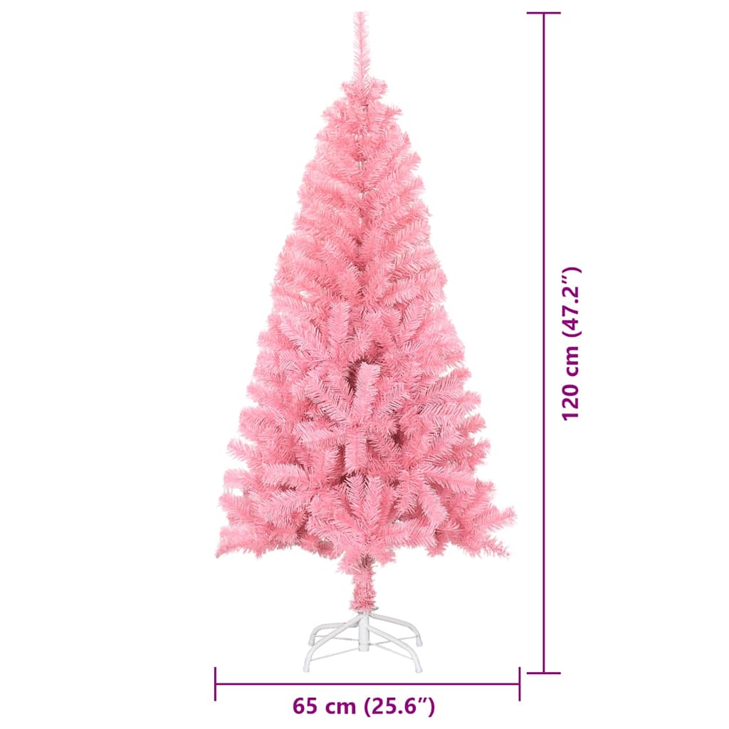 Božićno drvce Ružičasta 120 cm PVC