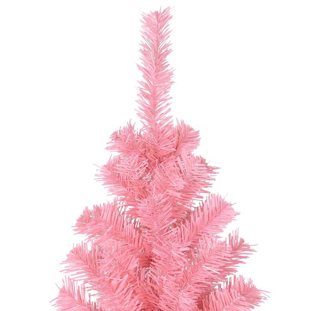 Božićno drvce s 300 LED svjetlima Ružičasta 180 cm PVC