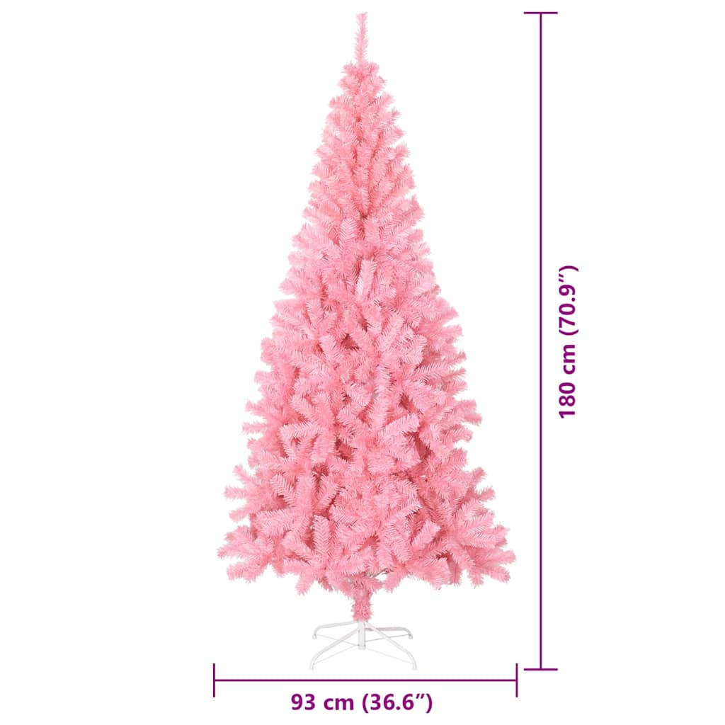 Božićno drvce Ružičasta 180 cm PVC