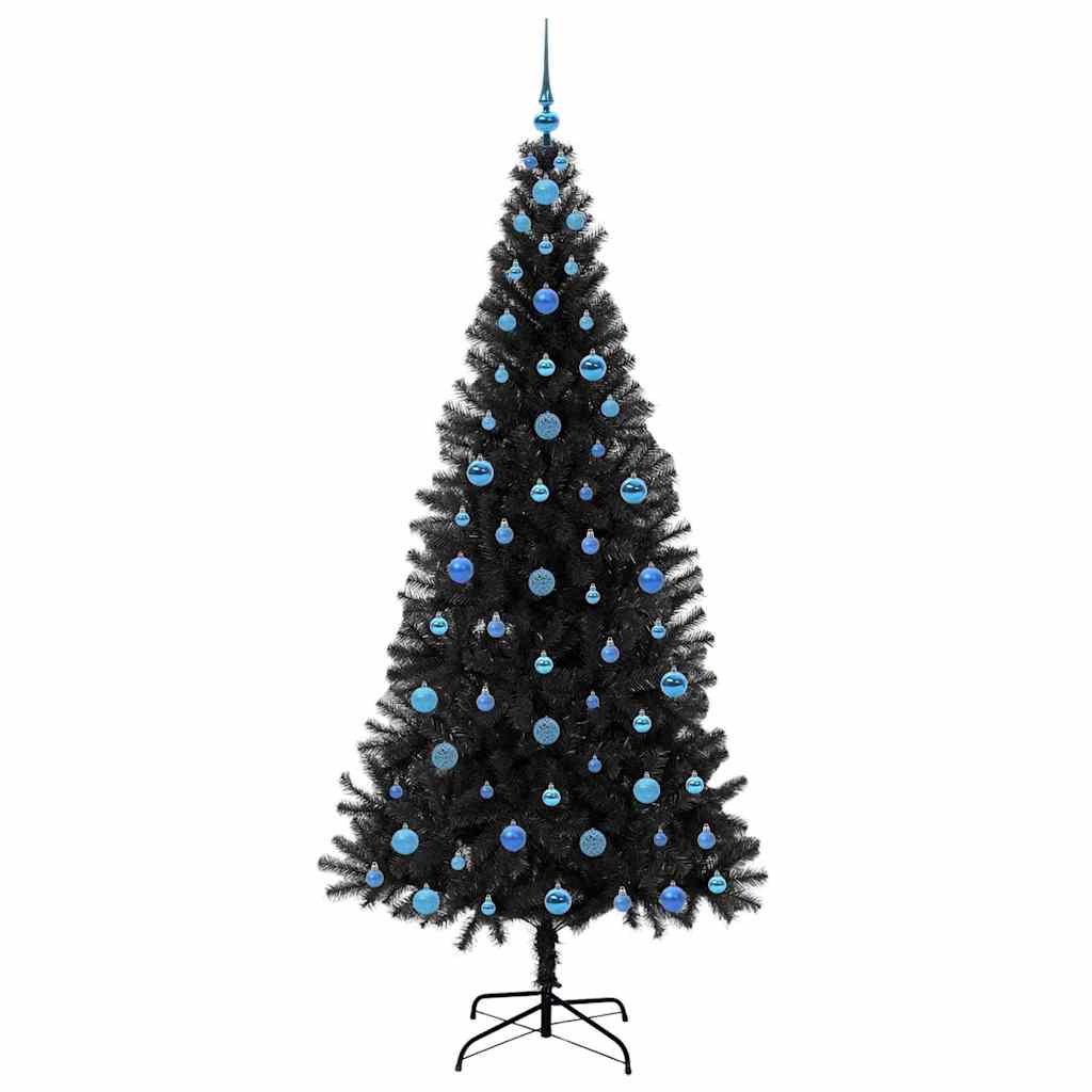 Božićno drvce Crna 210 cm PVC