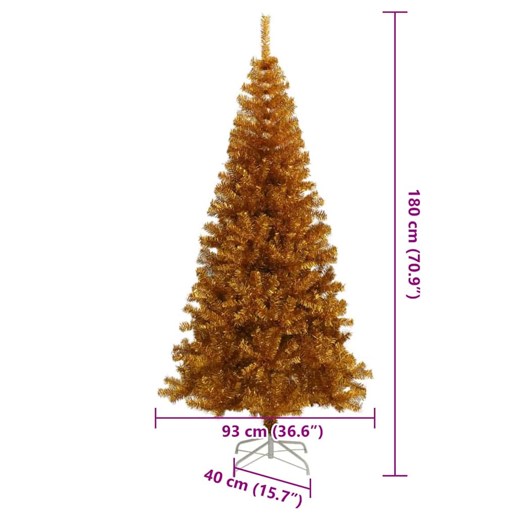 Božićno drvce Zlatno 180 cm PET