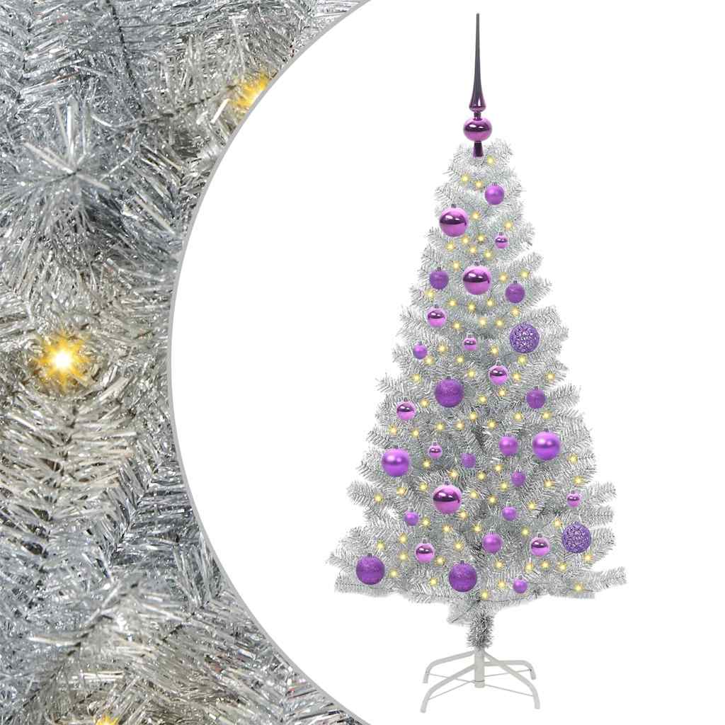 Božićno drvce Srebrno 120 cm PET