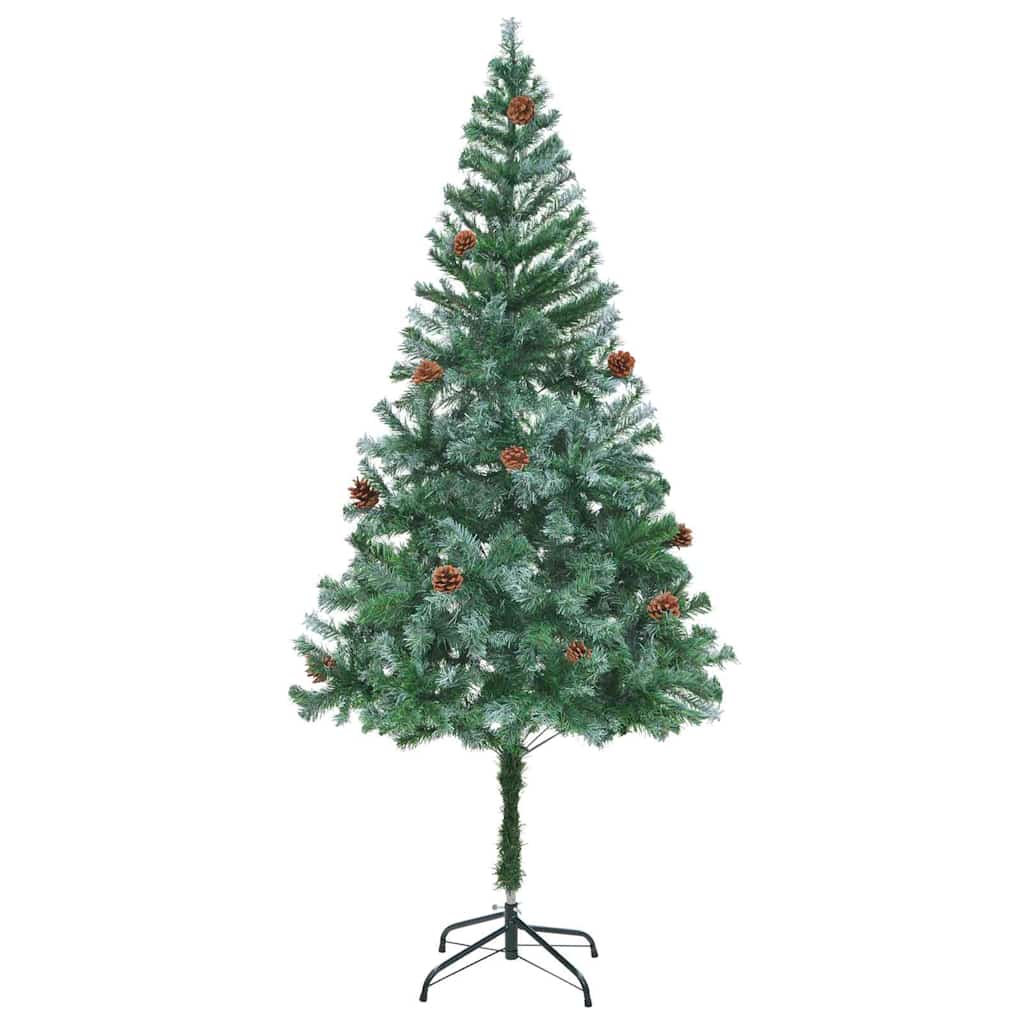 Umjetno božićno drvce s stalakom Zelena 180 cm PVC i čelik
