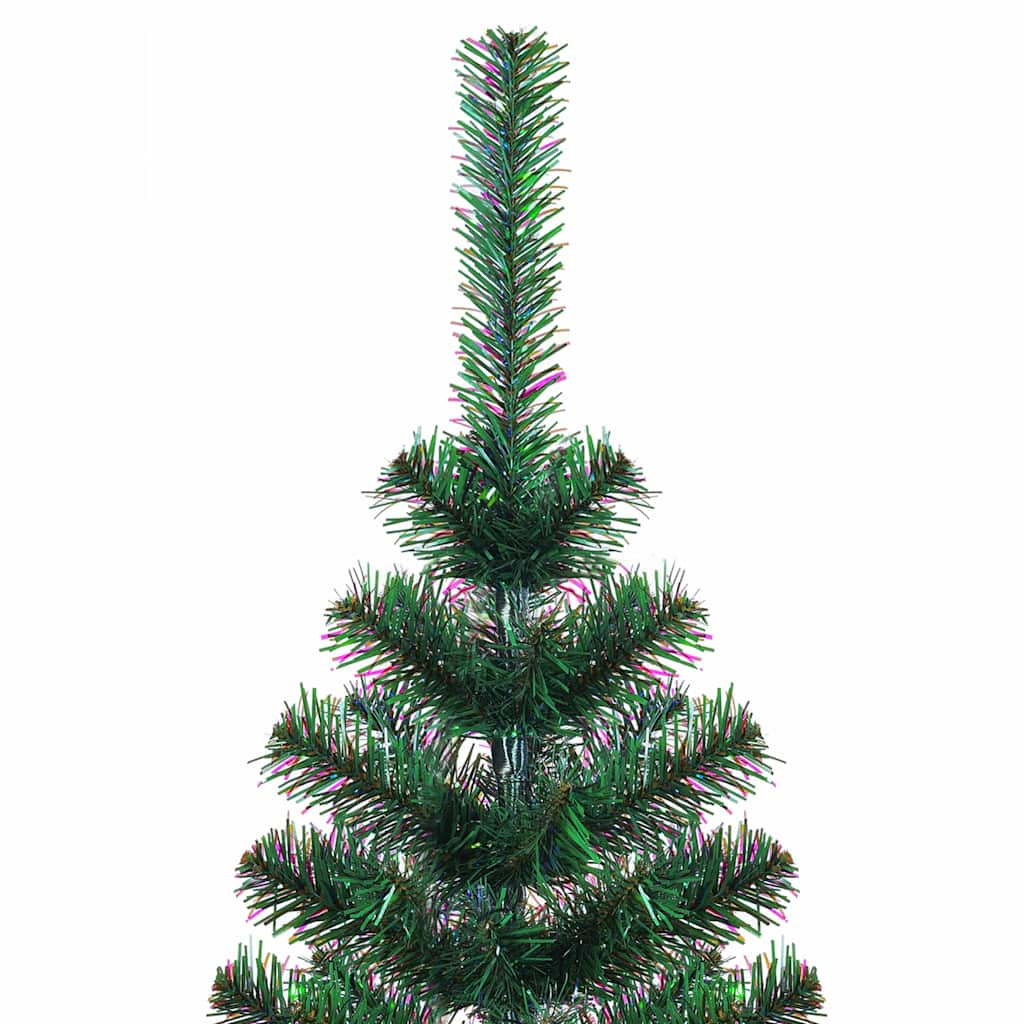 Umjetno predsvijetljeno božićno drvce Zelena 120 cm PVC i metal