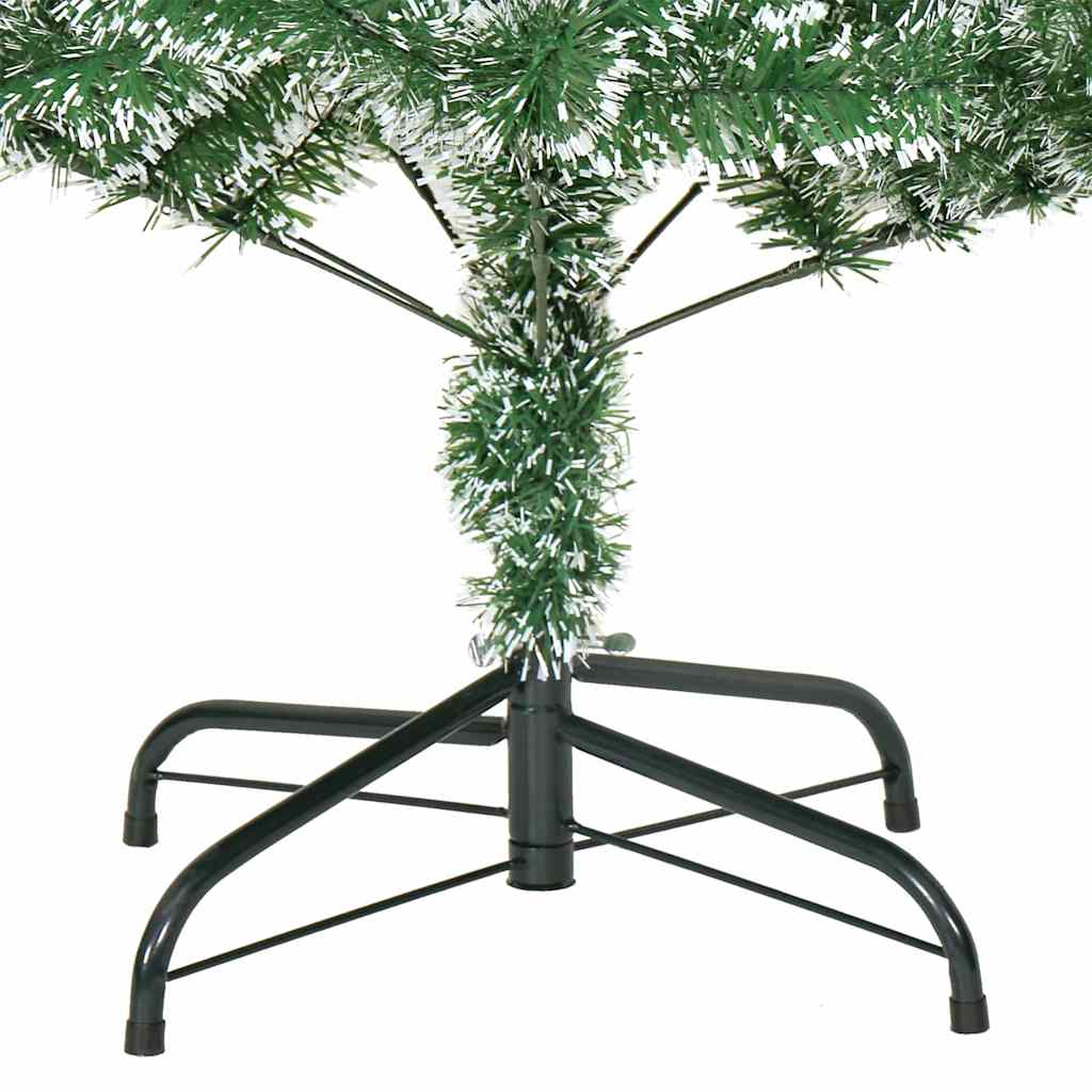 Umjetno Božićno Drvo s Snježnim Flokom i LED Svjetlom 240 cm