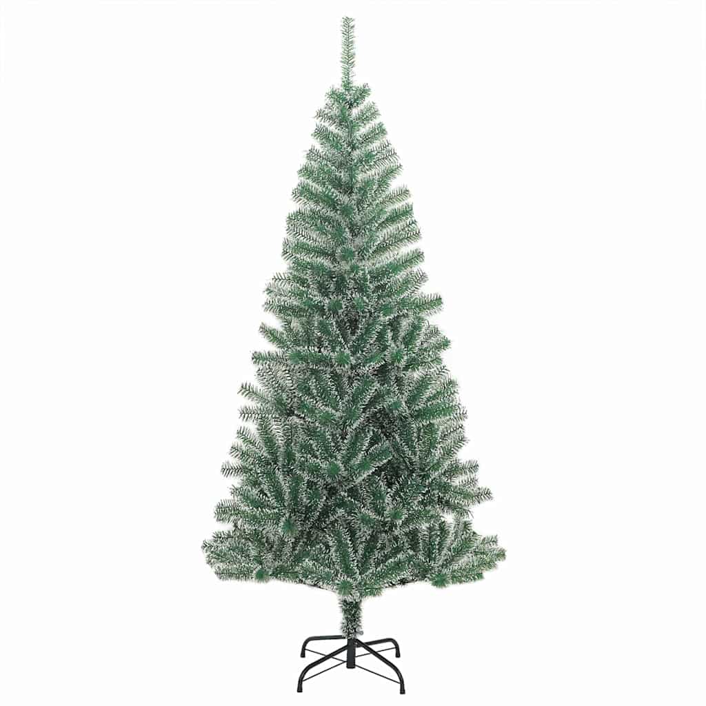 Umjetno Božićno Drvo s Snježnim Flokom i LED Svjetlom 240 cm