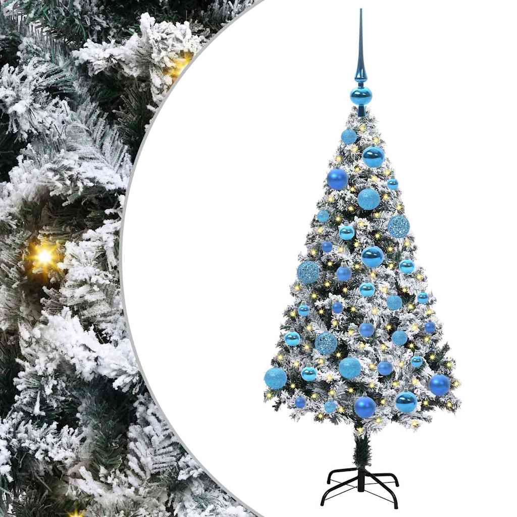 Umjetno božićno drvce Bijelo 120 cm PVC i Čelik i Plastika