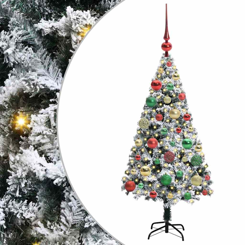 Umjetno božićno drvce Bijelo 120 cm PVC i Čelik i Plastika