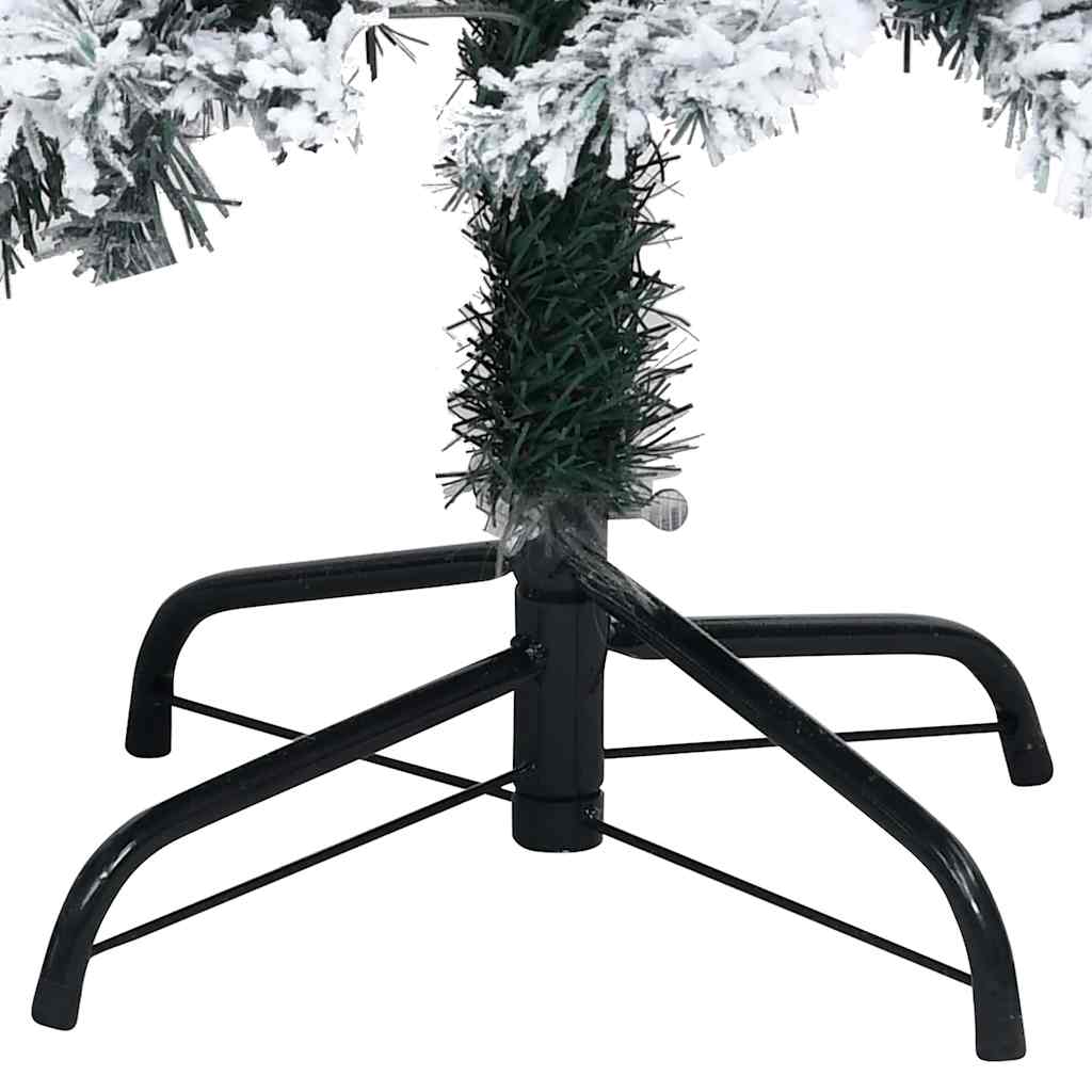 Umjetno božićno drvce Bijelo 210 cm PVC i Čelik i Plastika