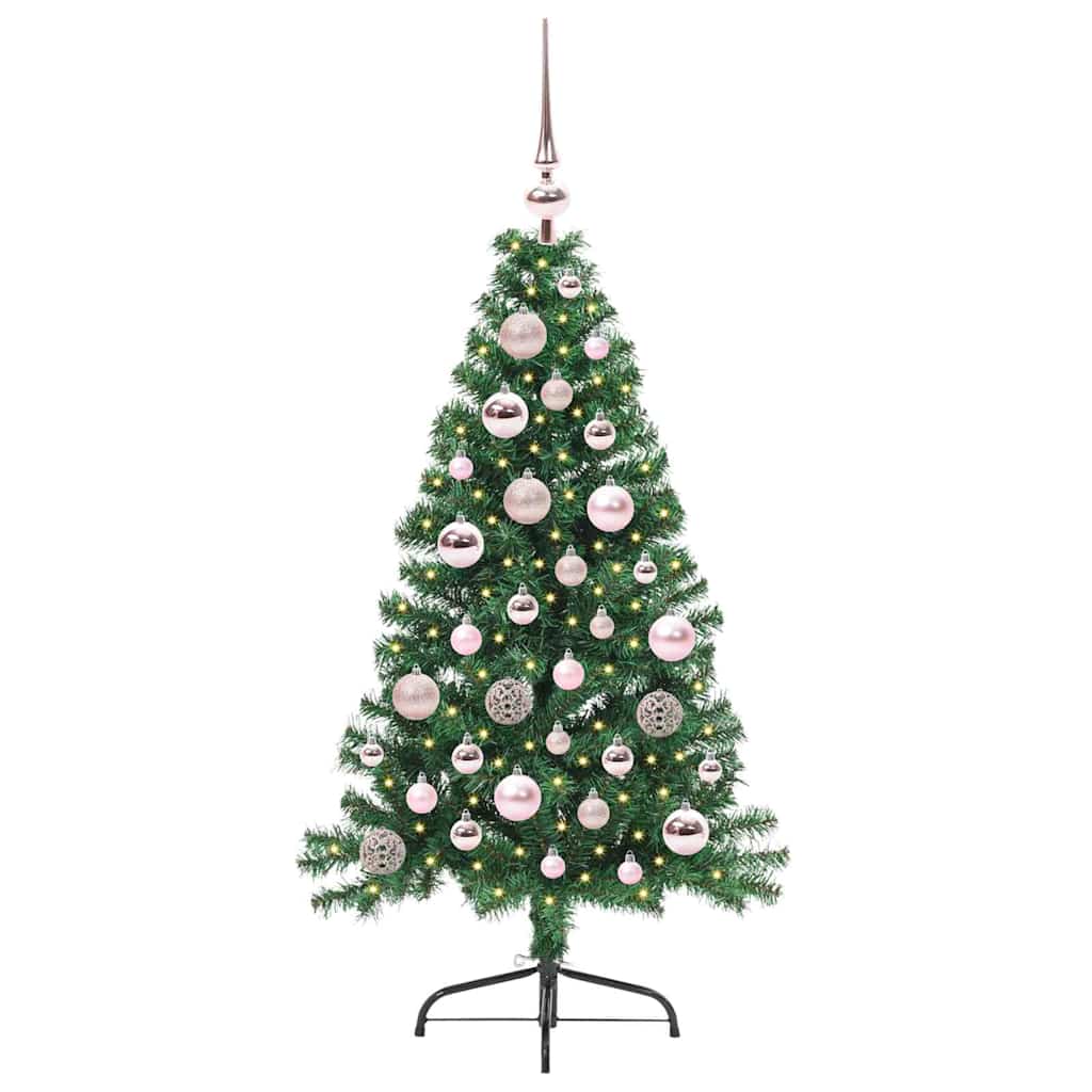 Umjetno predsvijetljeno božićno drvce Zelena 120 cm PVC