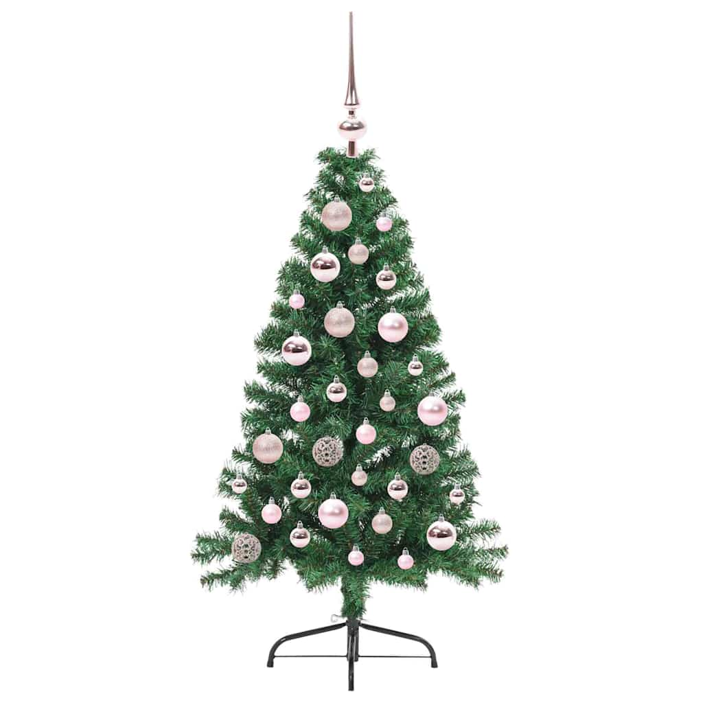 Umjetno predsvijetljeno božićno drvce Zelena 120 cm PVC