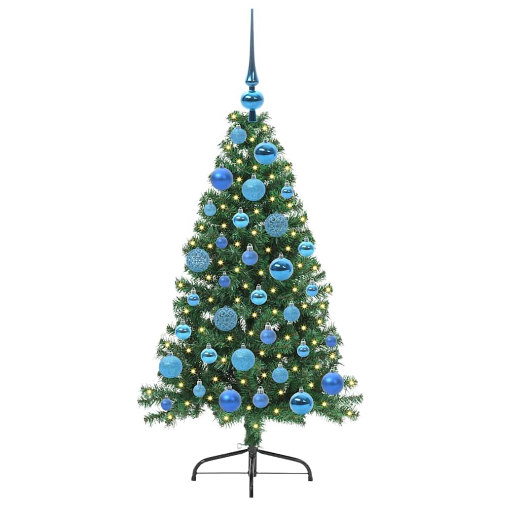 Umjetno predsvijetljeno božićno drvce Zelena 120 cm PVC
