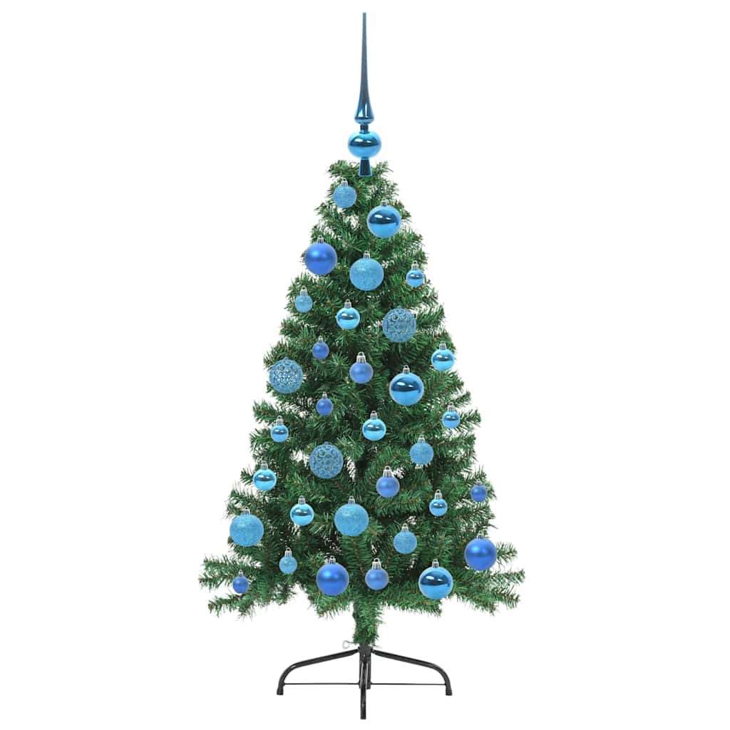 Umjetno predsvijetljeno božićno drvce Zelena 120 cm PVC