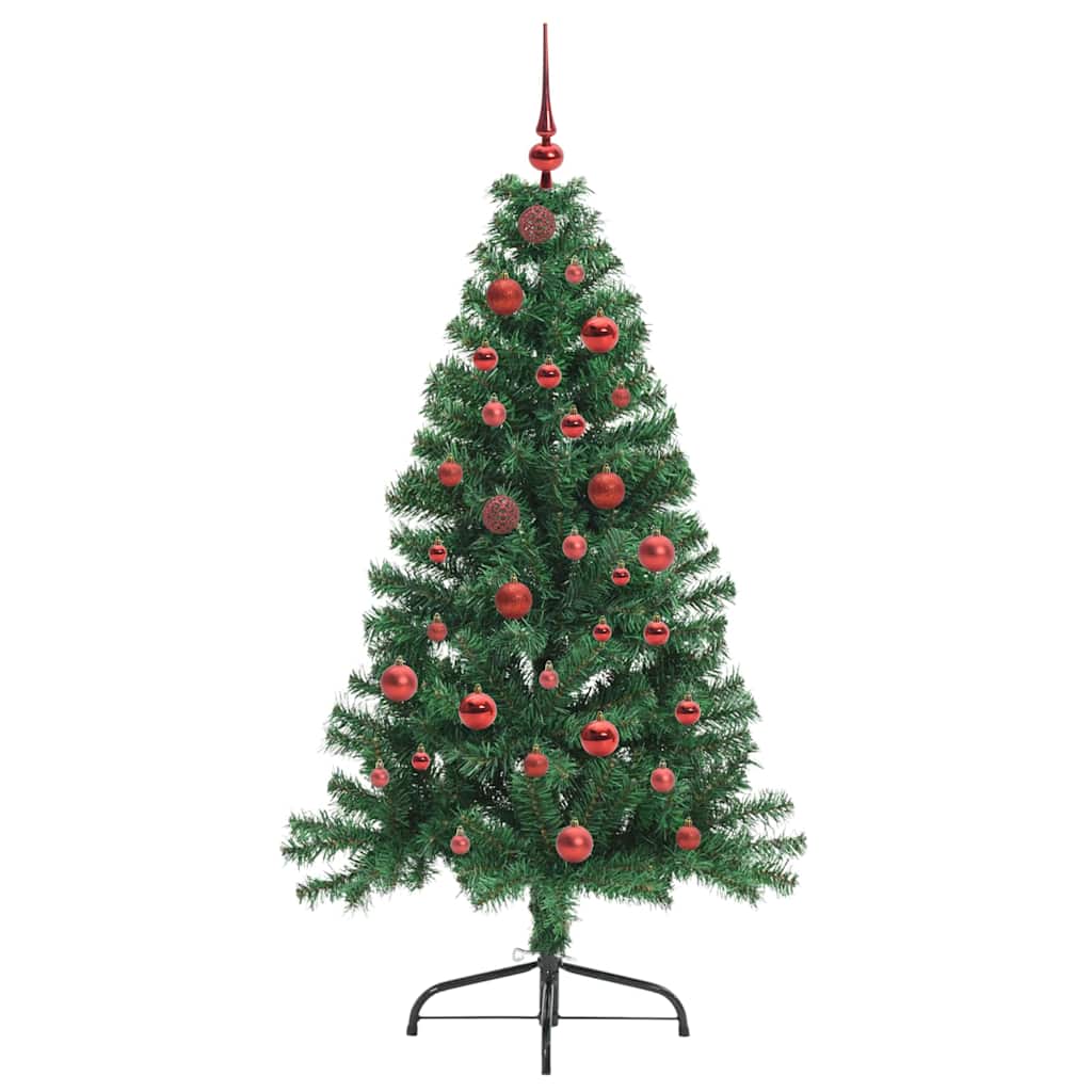 Umjetno predsvijetljeno božićno drvce Zelena 150 cm PVC