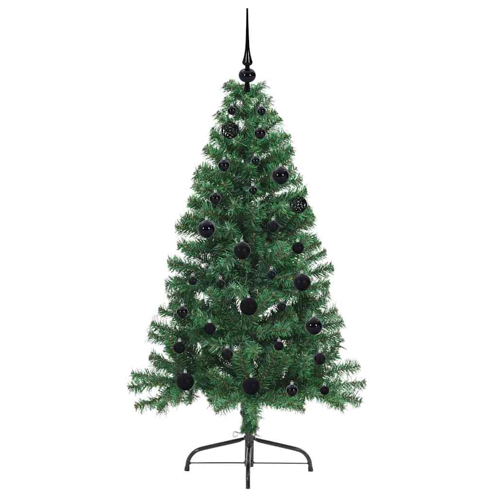 Umjetno predsvijetljeno božićno drvce Zelena 150 cm PVC