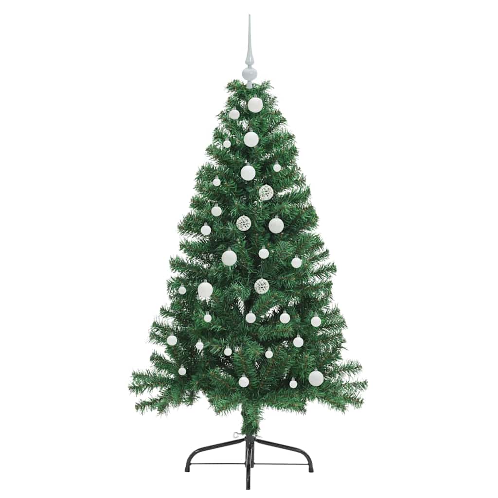 Umjetno predsvijetljeno božićno drvce Zelena 150 cm PVC