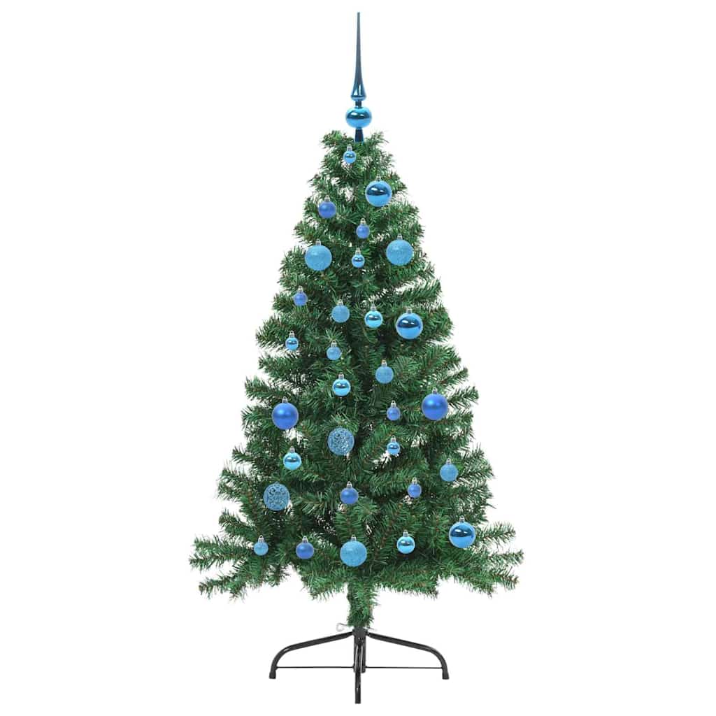 Umjetno predsvijetljeno božićno drvce Zelena 150 cm PVC