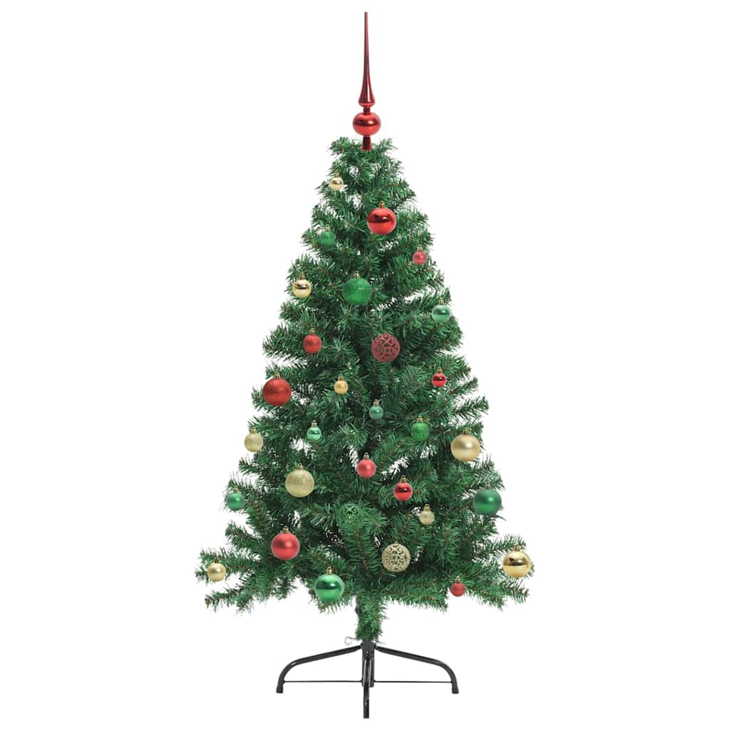 Umjetno predsvijetljeno božićno drvce Zelena 150 cm PVC
