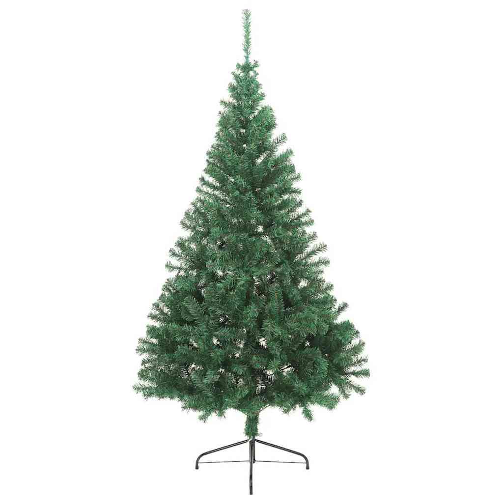 Umjetno predsvijetljeno božićno drvce Zelena 210 cm PVC