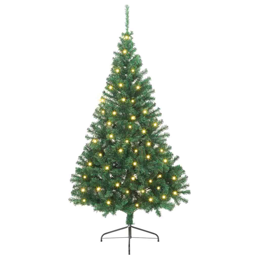 Umjetno predsvijetljeno božićno drvce Zelena 240 cm PVC