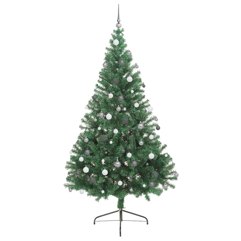 Umjetno predsvijetljeno božićno drvce Zelena 240 cm PVC