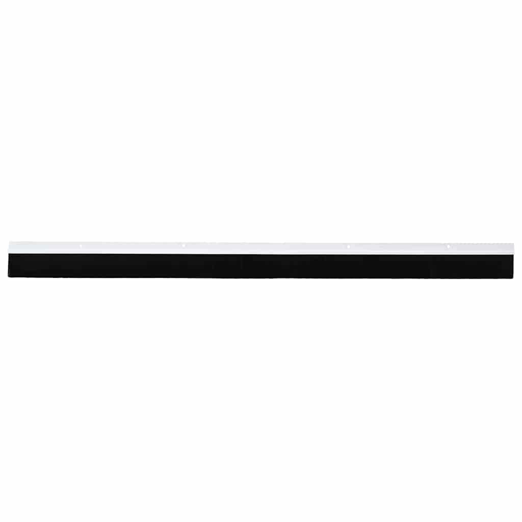 Držač četke za vrata 6 pcs Bijelo 100 cm Aluminijski legura