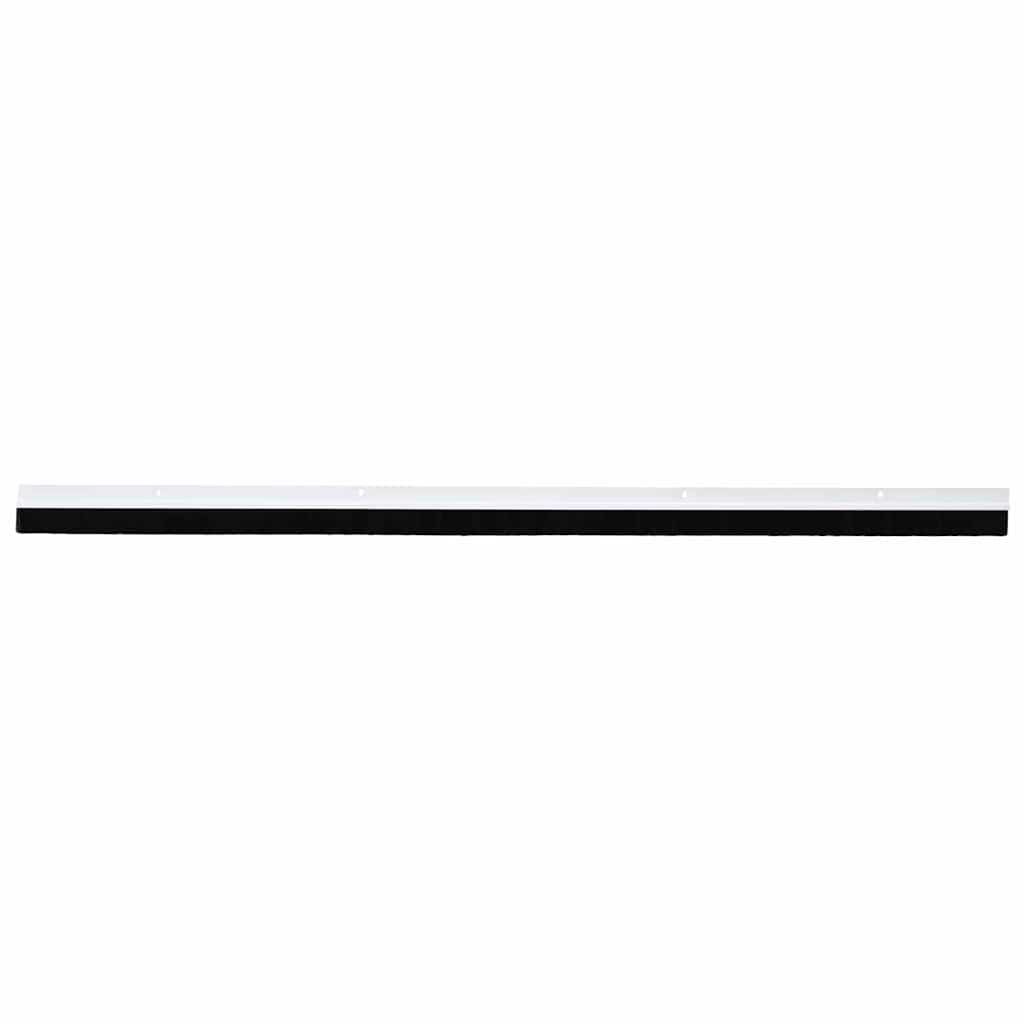 Držač četke za vrata 12 pcs Bijelo 100 cm Aluminijski legura
