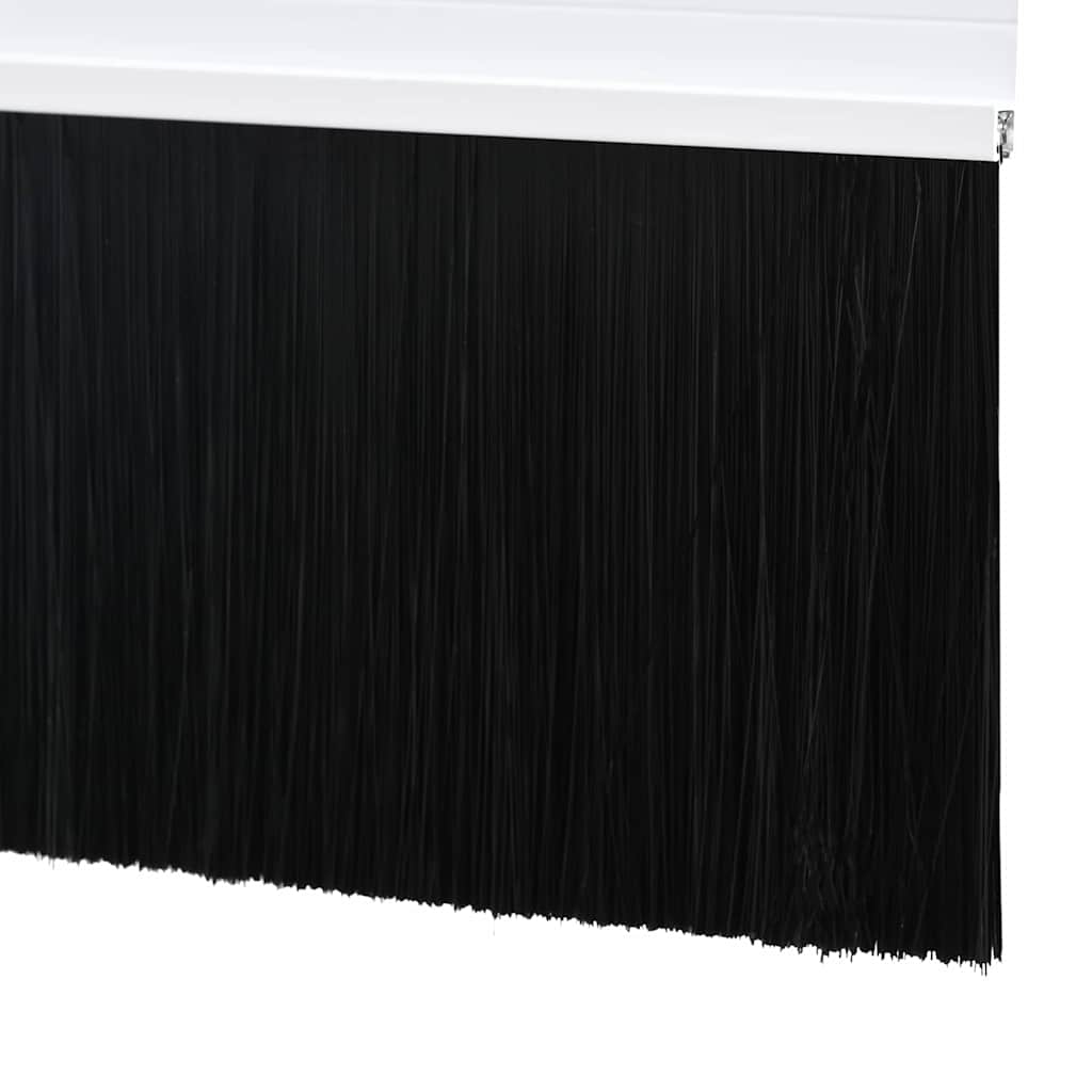 Držač četke za vrata 12 pcs Bijelo 100 cm Aluminijski legura