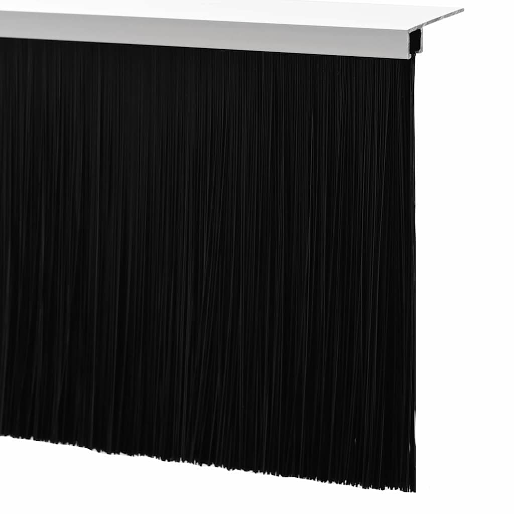 Držač četke za vrata 2 kom. Bijelo 100 cm Aluminijski legura
