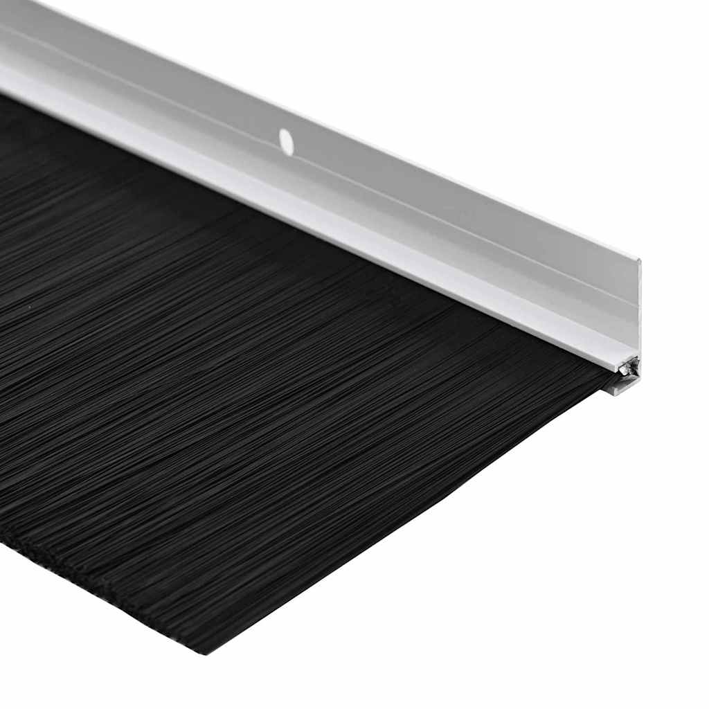 Držač četke za vrata 2 kom. Bijelo 100 cm Aluminijski legura
