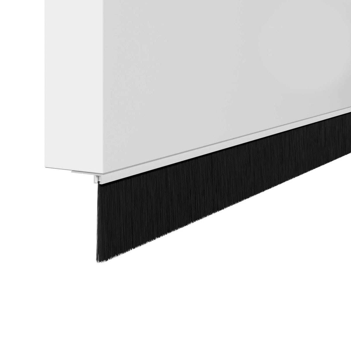 Držač četke za vrata 6 kom. Bijelo 100 cm Aluminijski legura