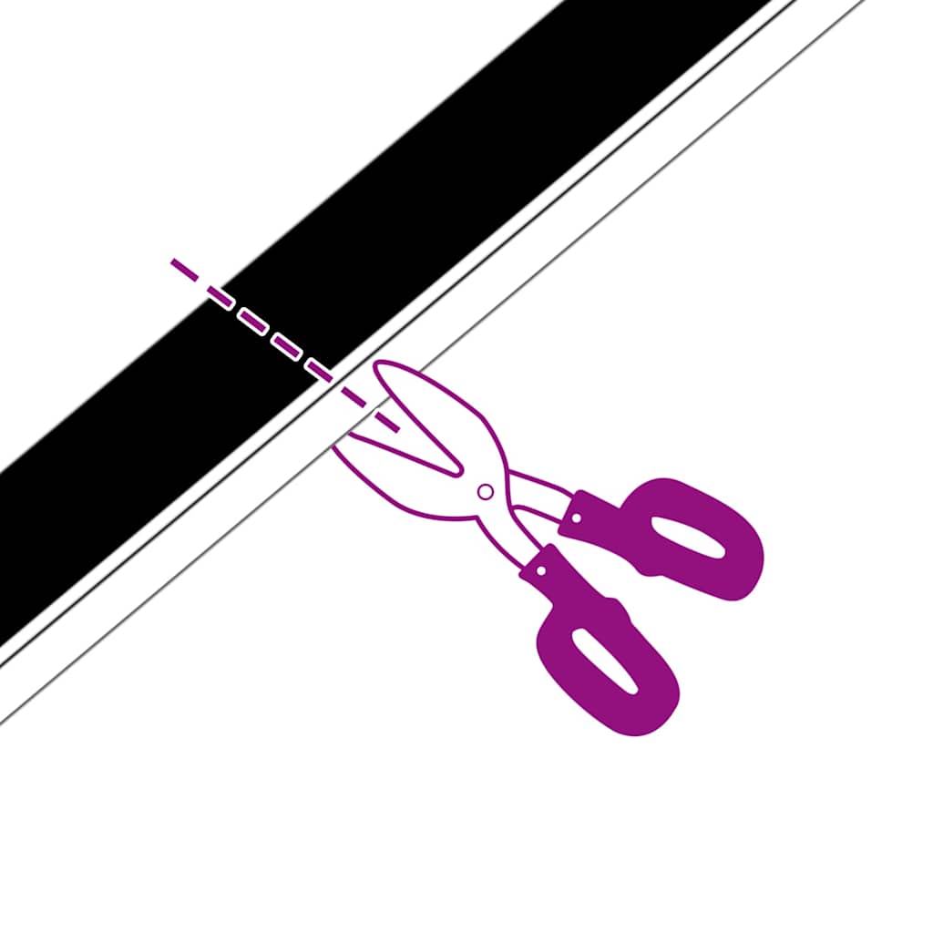 Samoljepljivi pečati za vrata 6 pcs Crna 100 cm