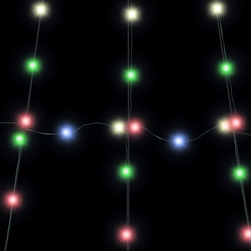 LED Božićno drvce s zemljanim klinovima Šareni 511 cm Metal