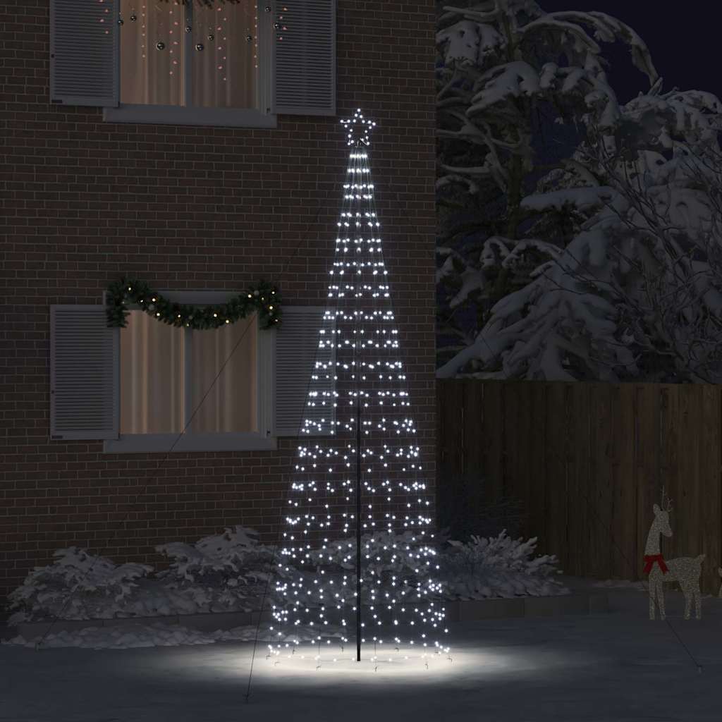 LED božićno drvce EKENAS 400 cm 800 LED lampica Hladna bijela