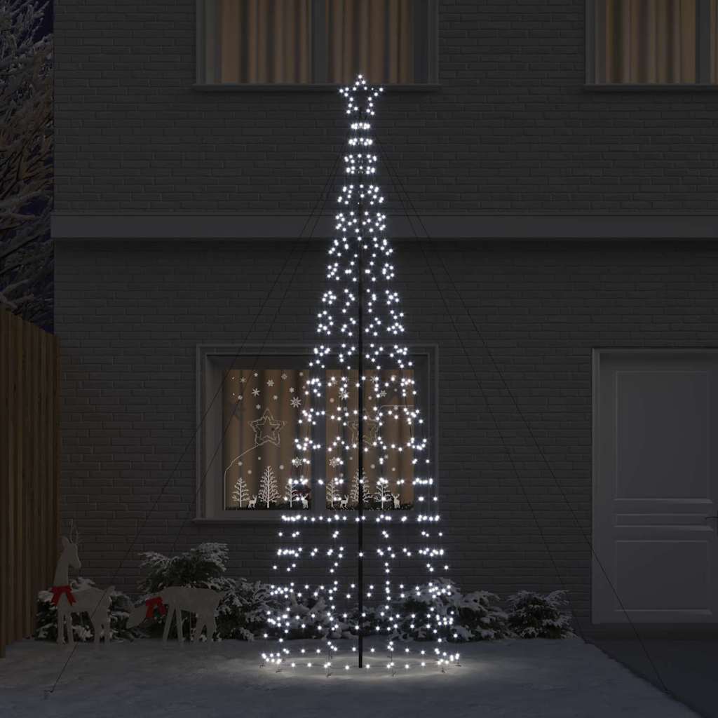 LED božićno drvce EKENAS 400 cm 800 LED lampica Hladna bijela