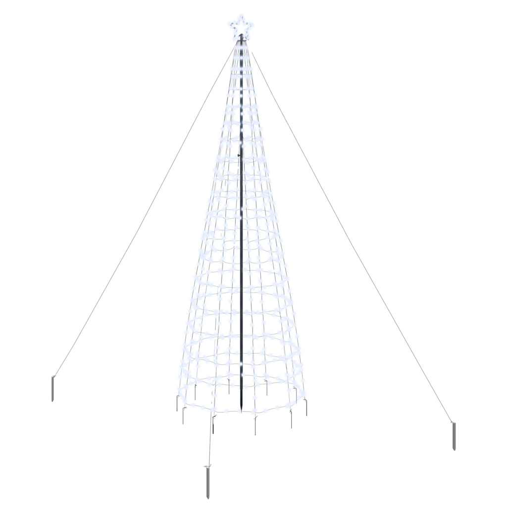 LED božićno drvce EKENAS 400 cm 800 LED lampica Hladna bijela