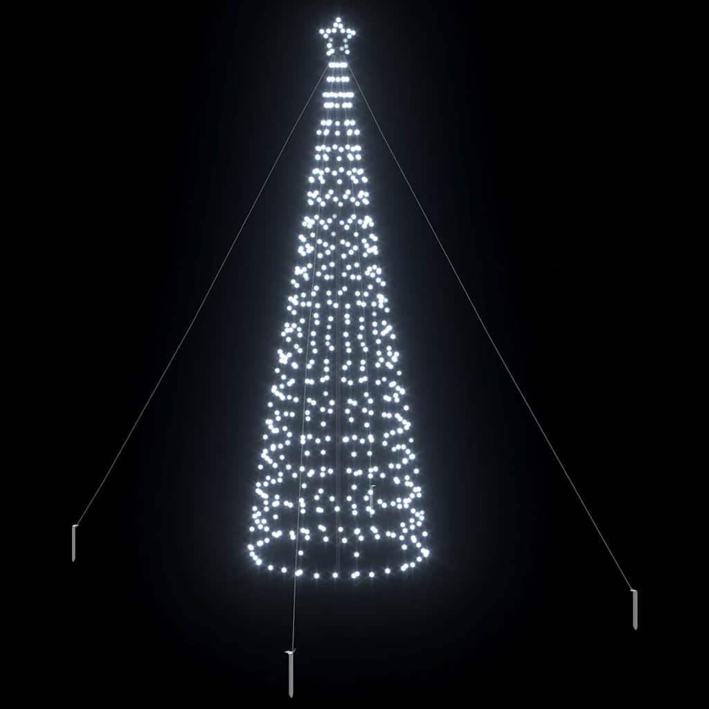LED božićno drvce EKENAS 400 cm 800 LED lampica Hladna bijela