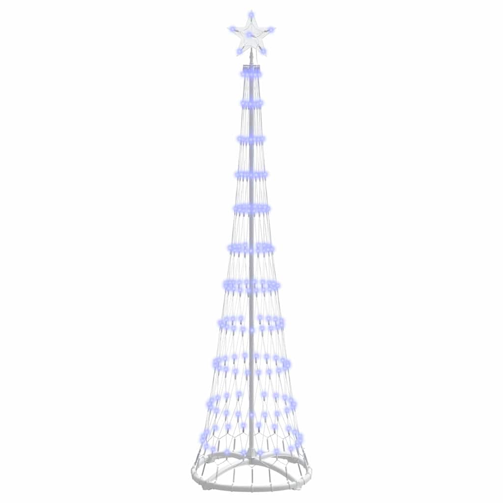 LED božićno drvce s stalakom Plava 51 x 51 x 190 cm Metal