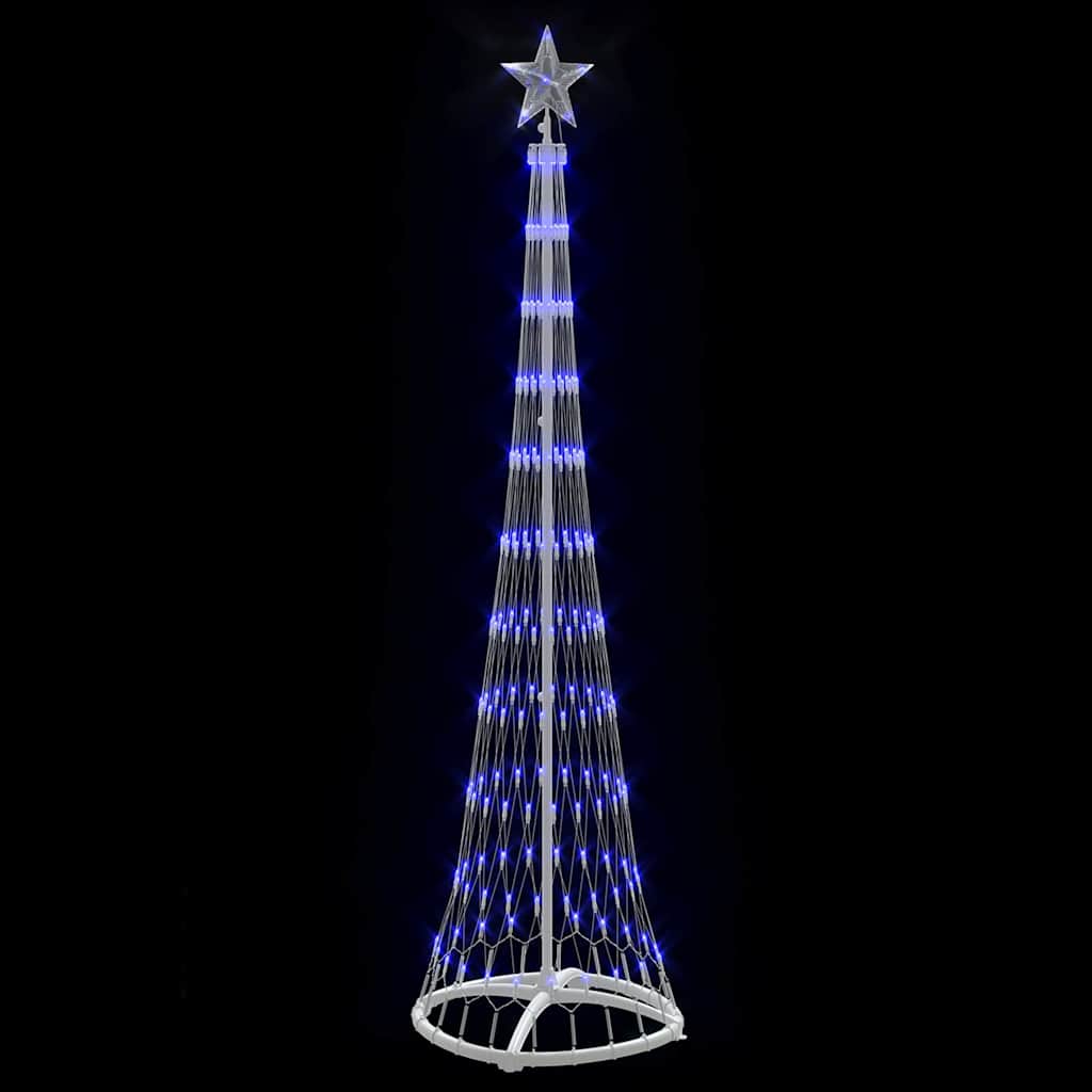 LED božićno drvce s stalakom Plava 51 x 51 x 190 cm Metal