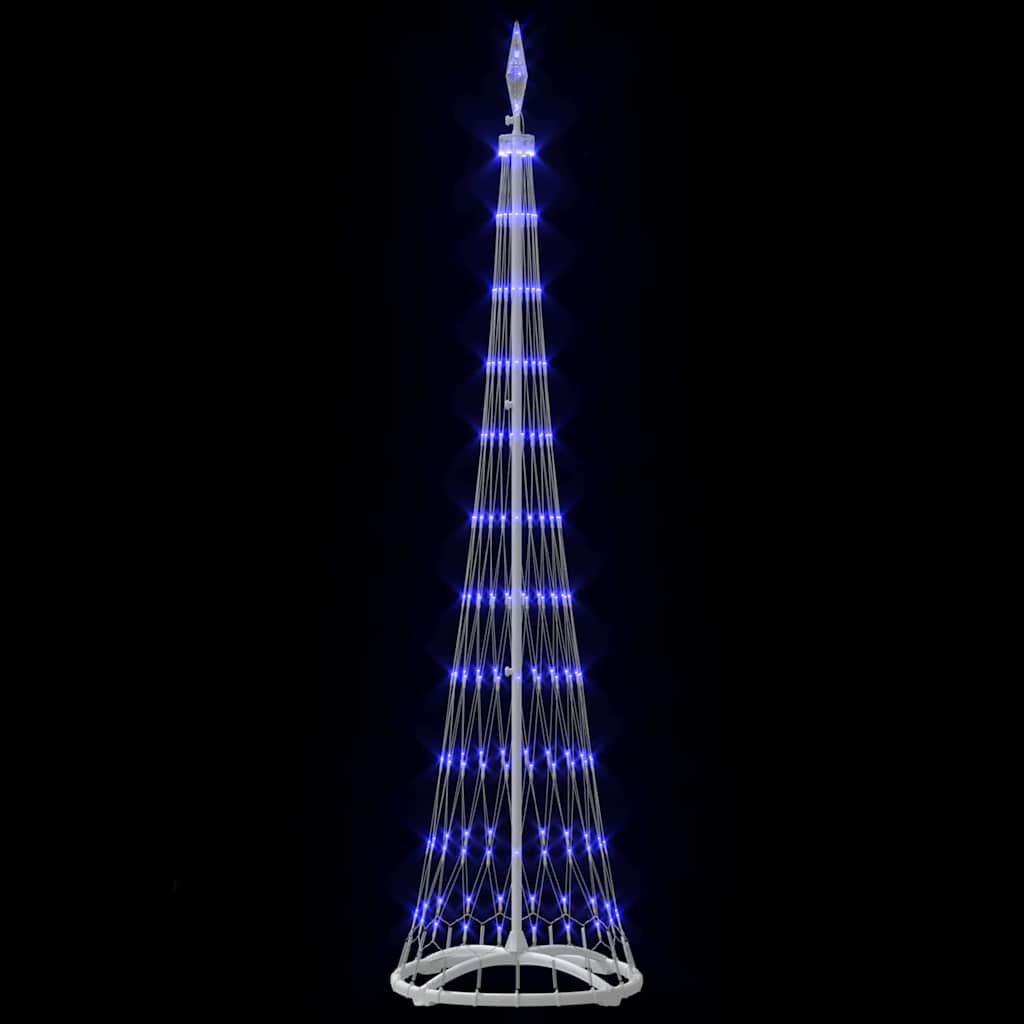 LED božićno drvce s stalakom Plava 51 x 51 x 190 cm Metal