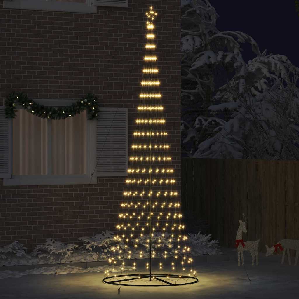 LED božićno drvce s stalakom 250 cm Metal