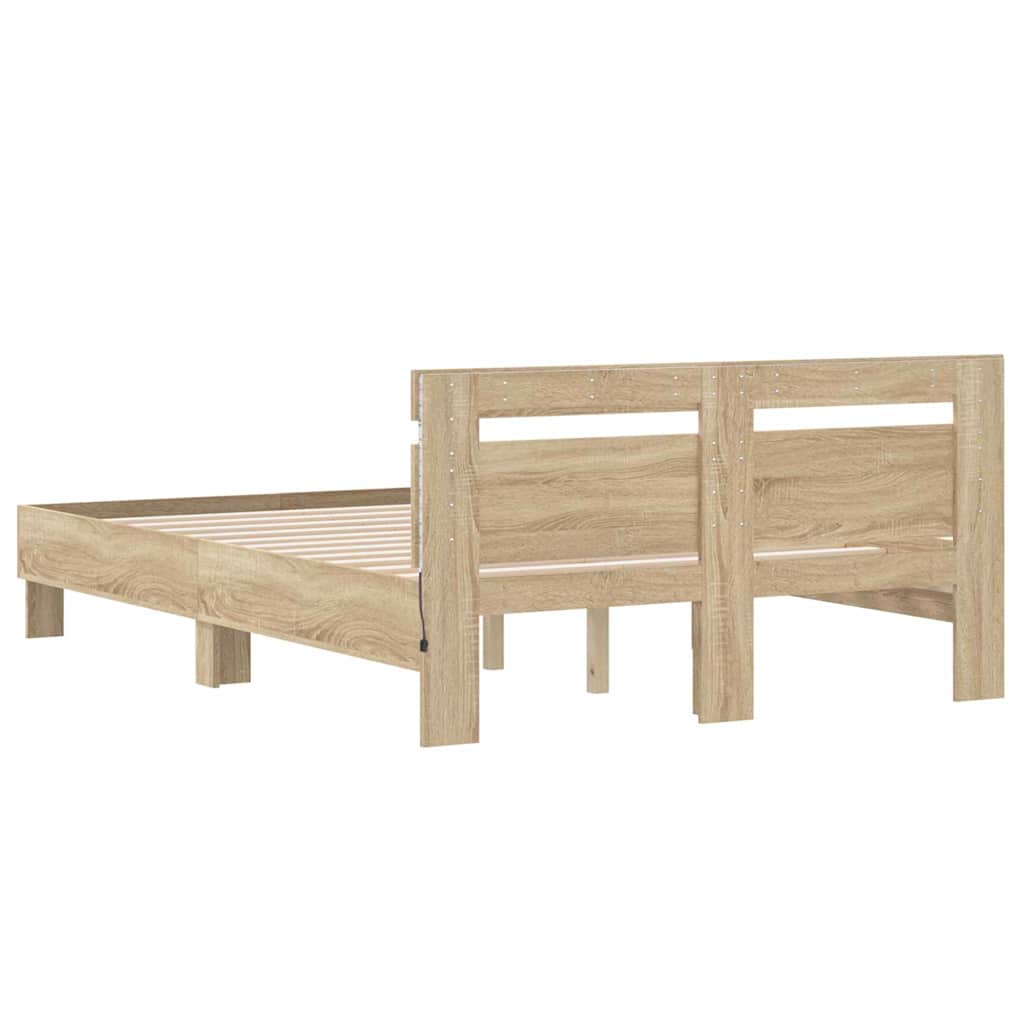 Krevetna konstrukcija Sonoma 137 x 190 cm Konstruirano drvo