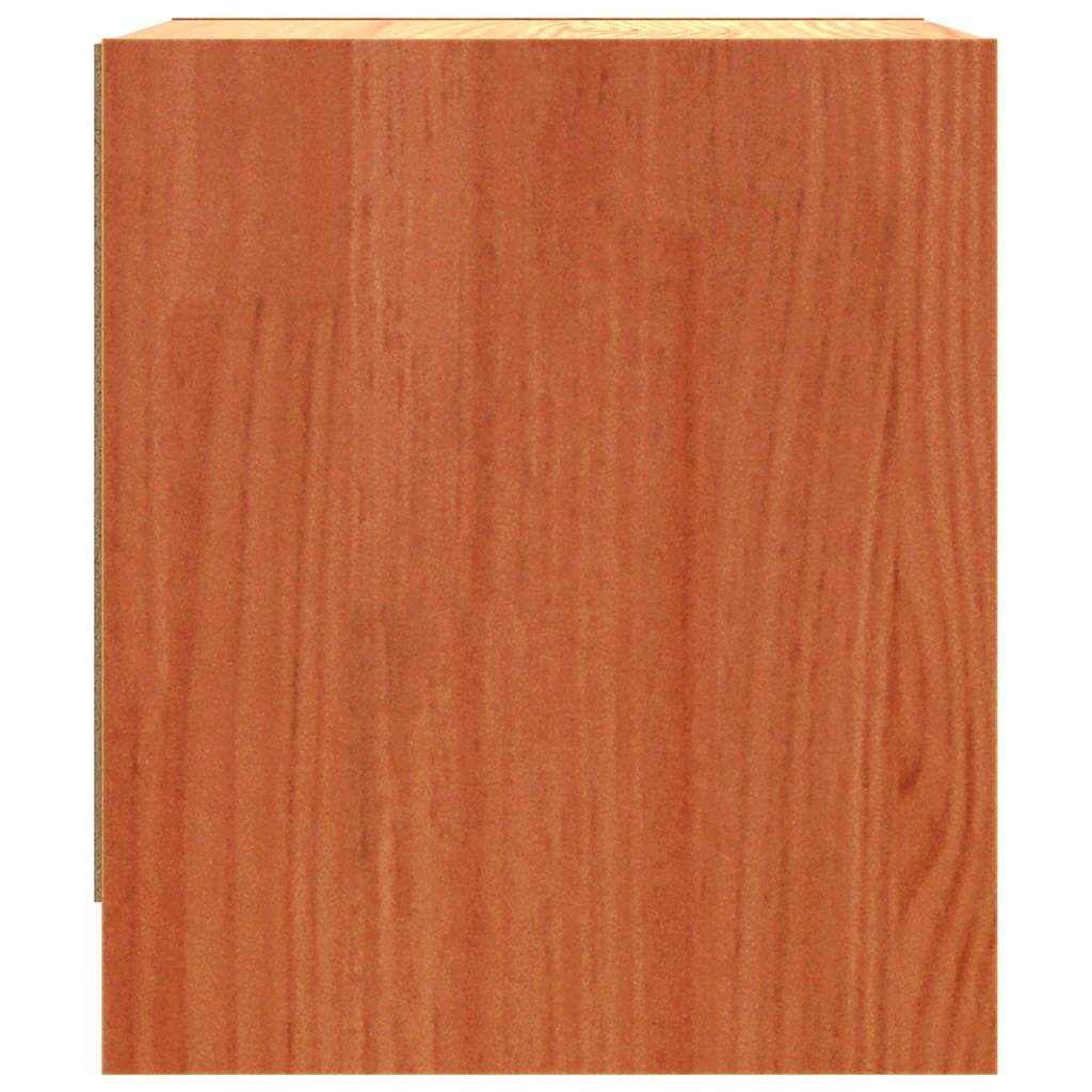 Noćni ormarići 2 pcs Vosak smeđa 40 x 30.5 x 35.5 cm Borovina