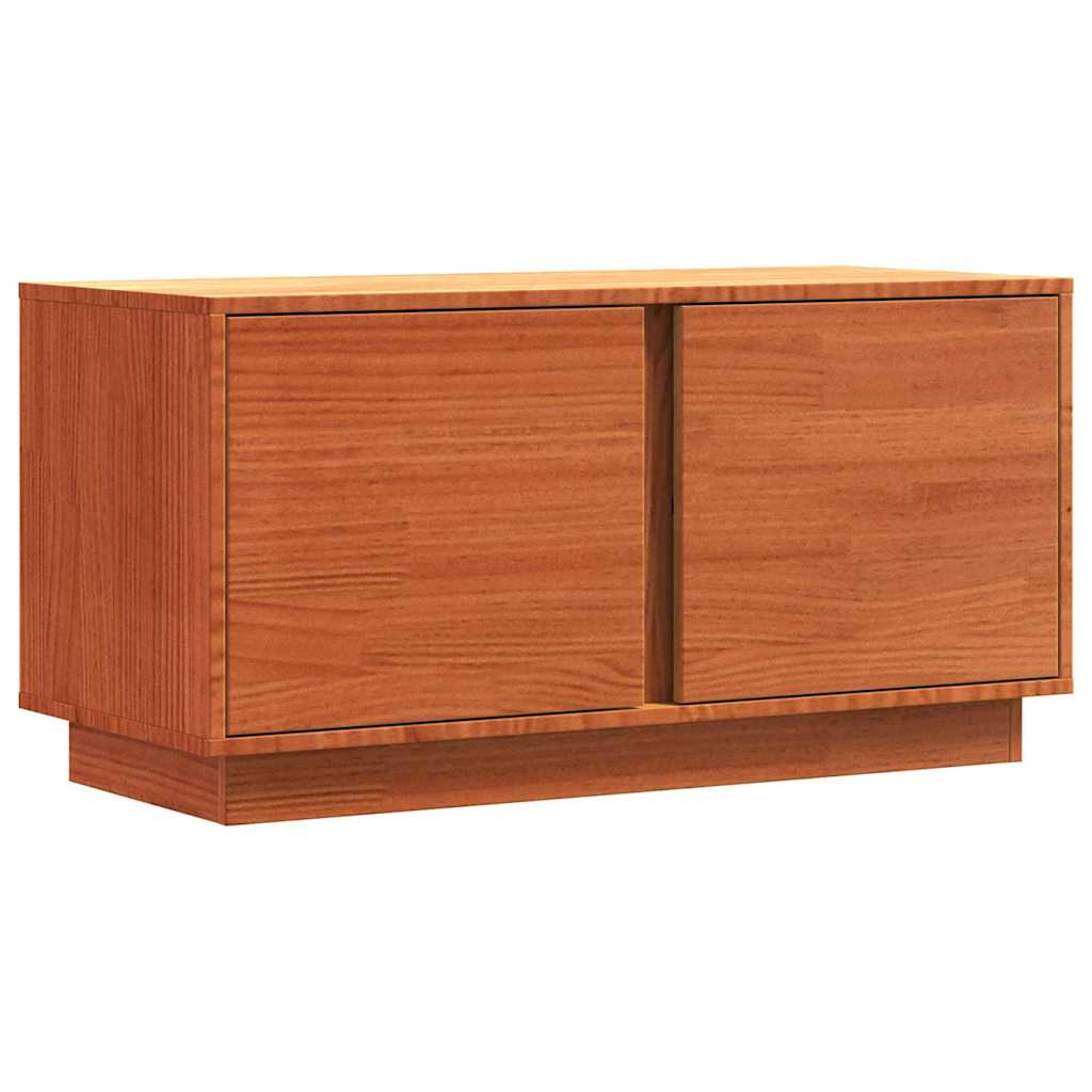 TV ormar Vosak smeđa 80 x 35 x 40,5 cm Čvrsto borovo drvo
