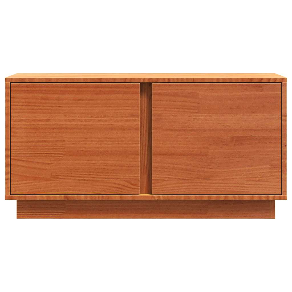 TV ormar Vosak smeđa 80 x 35 x 40,5 cm Čvrsto borovo drvo